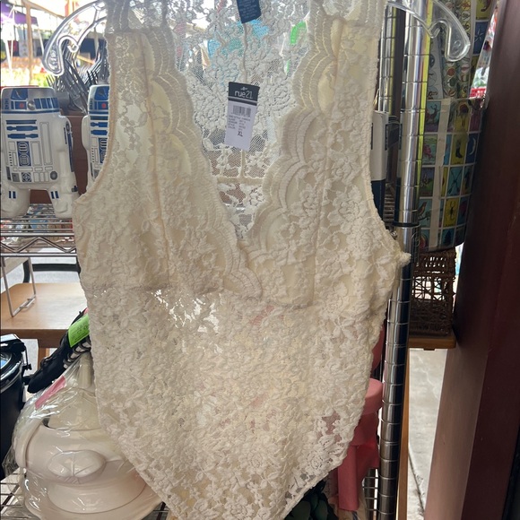 Rue21 Cream Lace Chemise - Picture 1 of 1